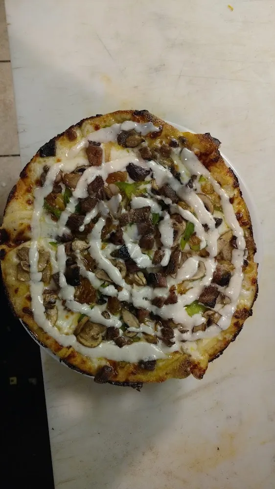 Cheese Pizza with Garlic
